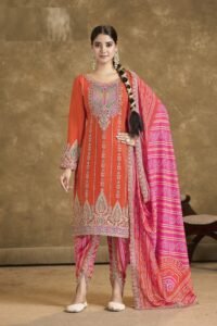 Delisa women's Ready to Wear Eid, Wedding, Party wear Pakistani Dhoti Style Salwar Kameez Indian Dress Salwar Suit-2131