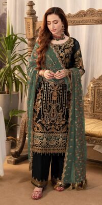 Delisa Fashion women's Ready to Wear Heavy Look plus size Eid festival Wedding Party wear Pakistani Salwar Kameez With Dupatta-903